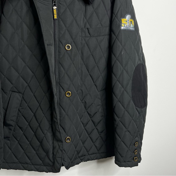 NFL Super Bowl 50 Golden Anniversary Quilted Winter Coat - Picture 5 of 14